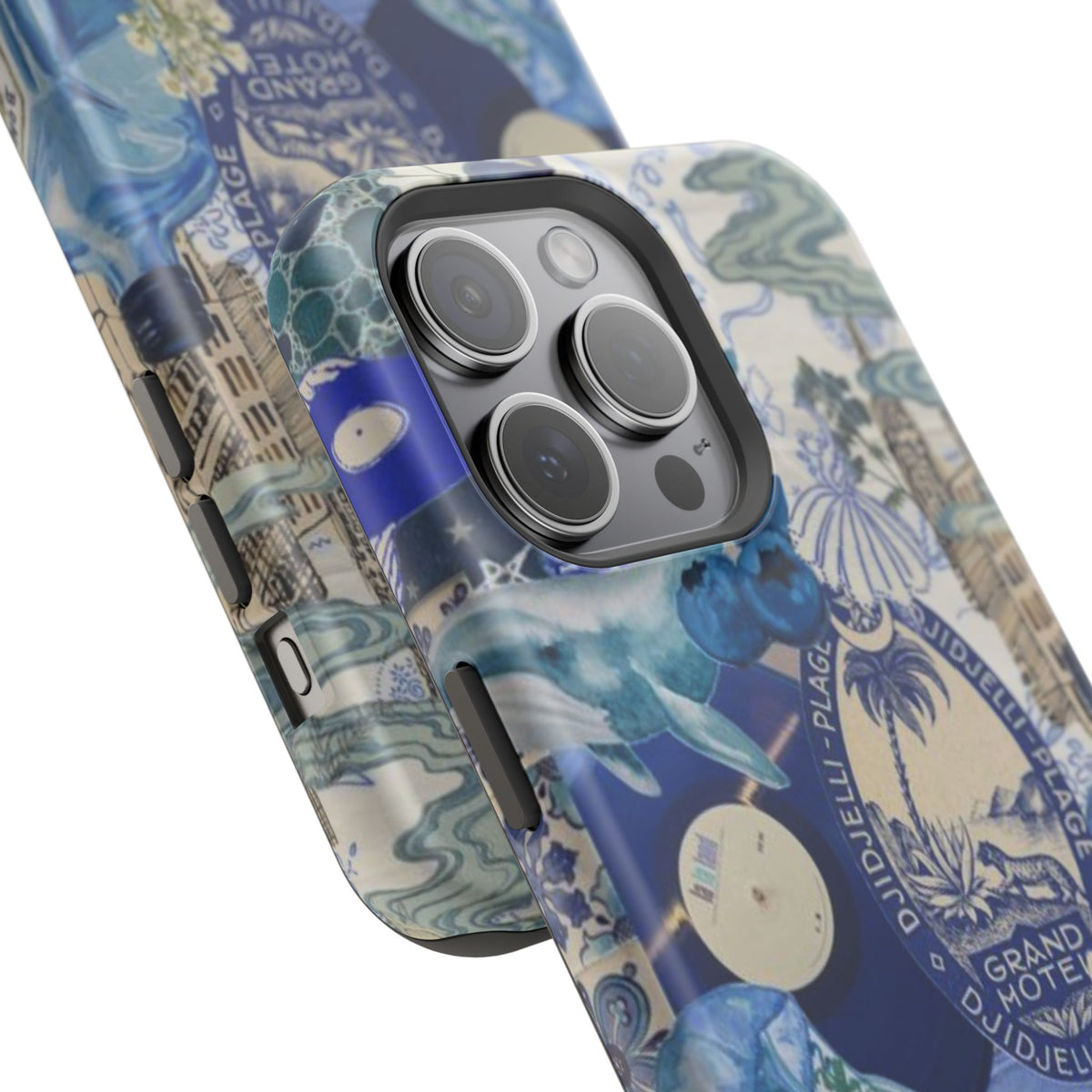 Blue Night Collage Phone Case