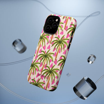 Phone Case — Pink Palm Tree Impact-Resistant Protector