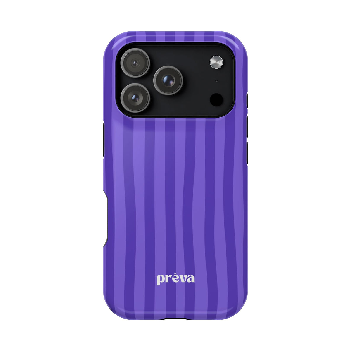Dark Purple Stripes Phone Case