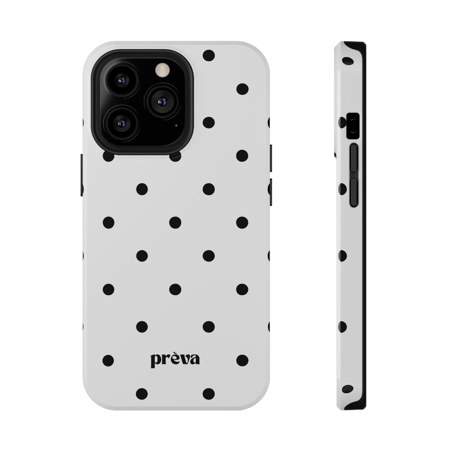 B&W polka dots Phone Case