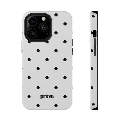 B&W polka dots Phone Case