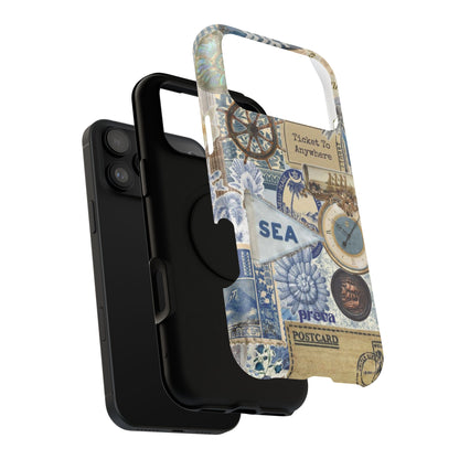 Neutral Travel Collage Phone Case