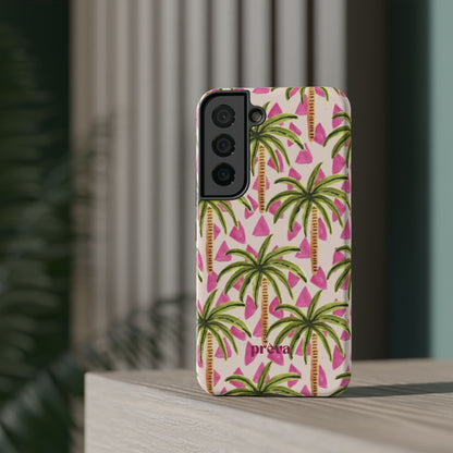 Phone Case — Pink Palm Tree Impact-Resistant Protector