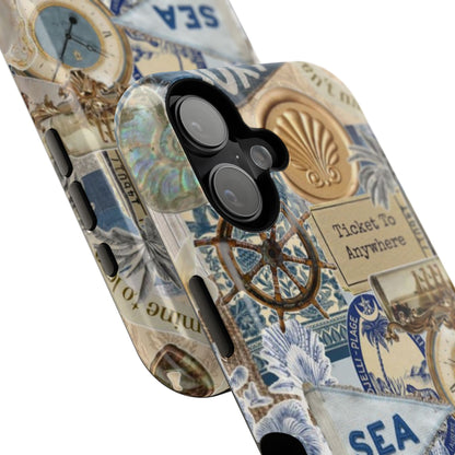 Neutral Travel Collage Phone Case