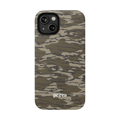 Camo Impact-Resistant Phone Case — Military Green Rugged Protection