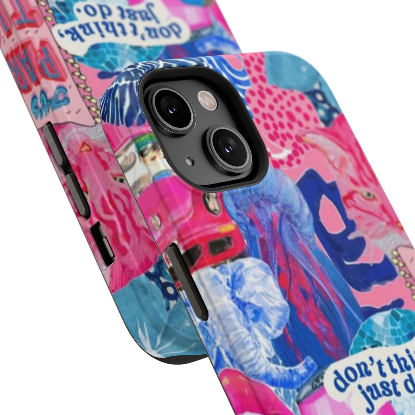 Vibrant Galaxy Collage Phone Case