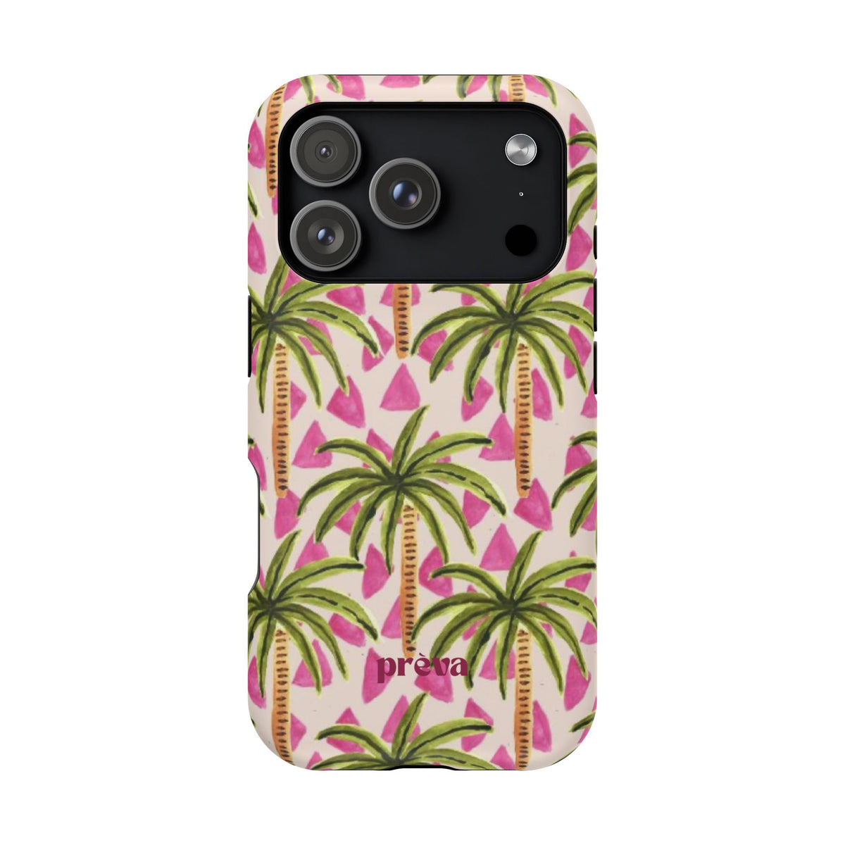 Phone Case — Pink Palm Tree Impact-Resistant Protector