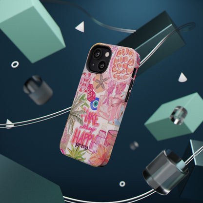 Pink Tropical Collage Phone Case