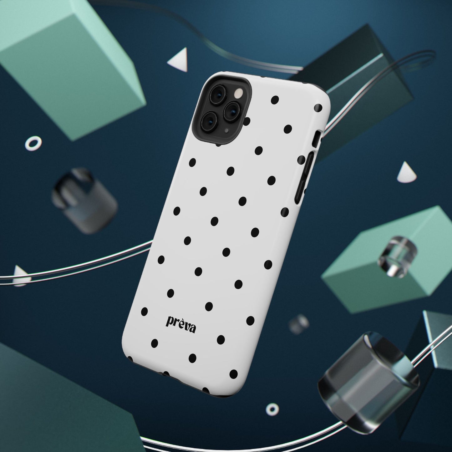 B&W polka dots Phone Case