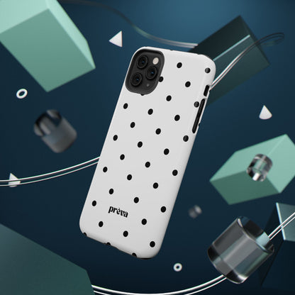 B&W polka dots Phone Case