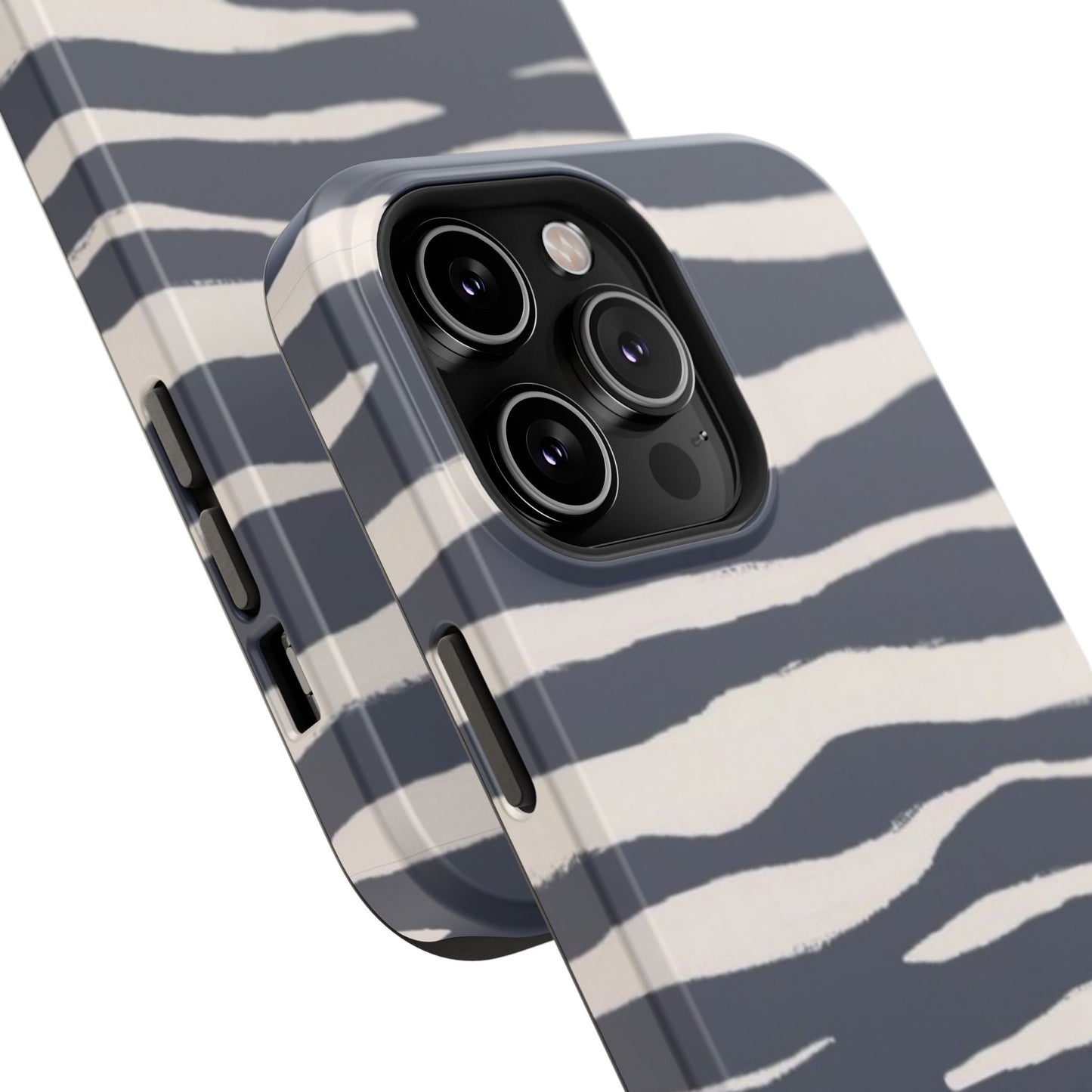 Navy & Cream Zebra Phone Case