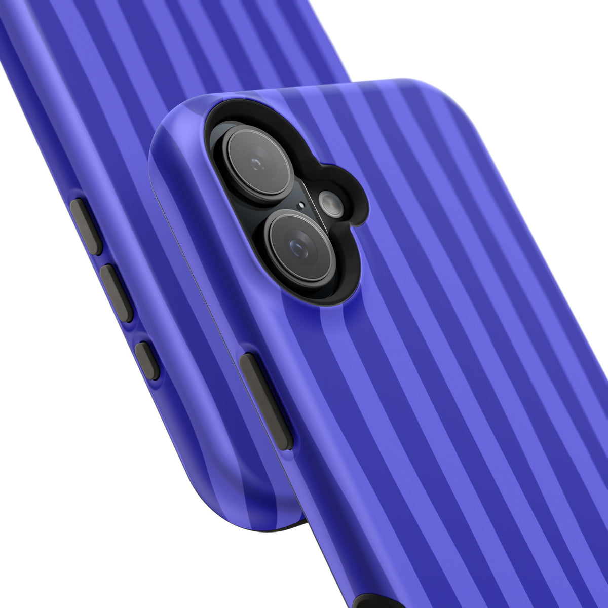 Neon Blue Stripes Phone Case