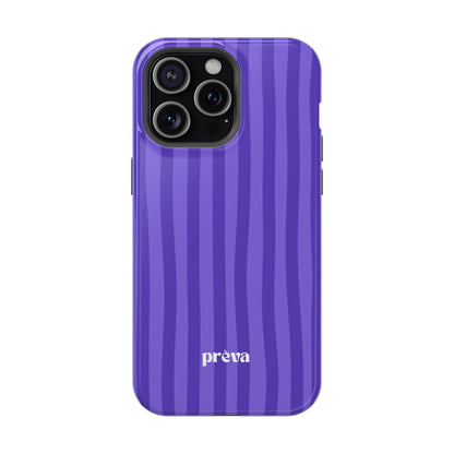 Dark Purple Stripes Phone Case