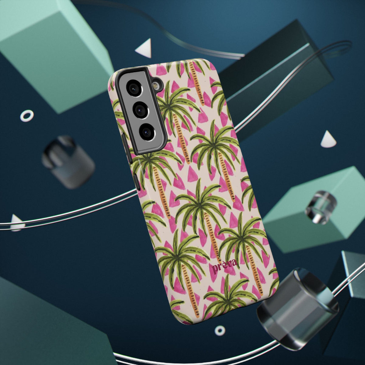 Phone Case — Pink Palm Tree Impact-Resistant Protector