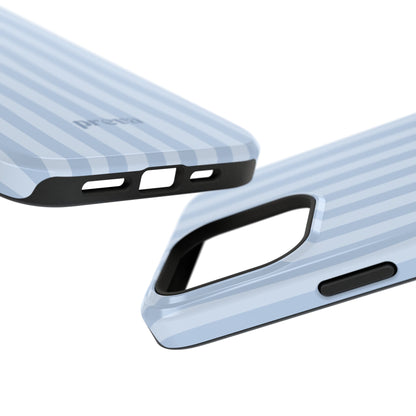Pastel Blue Stripes Phone Case