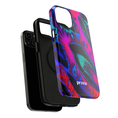 Neon Swirl Phone Case