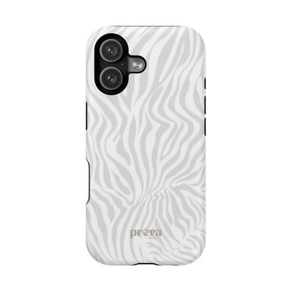 Zebra White Wave Phone Case