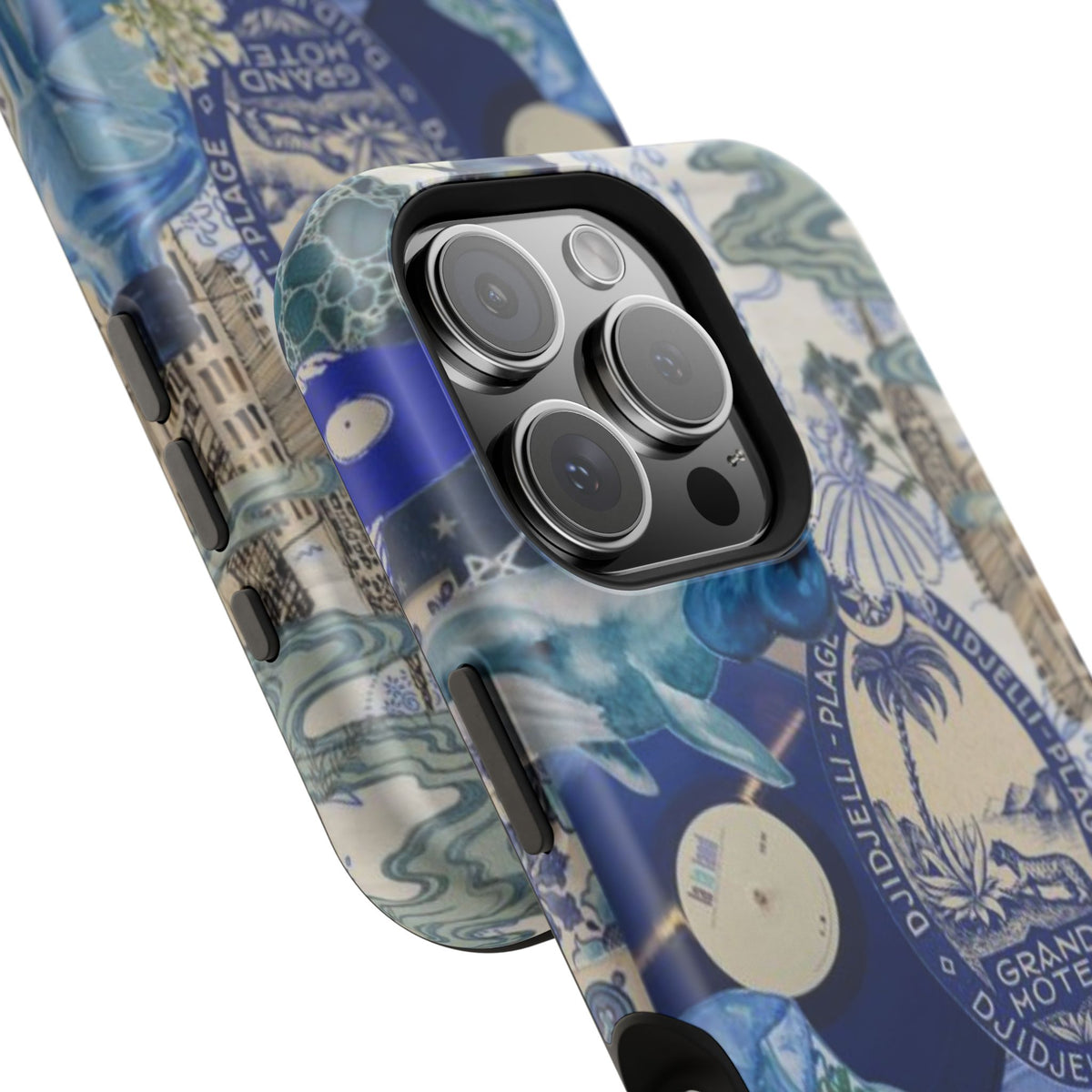 Blue Night Collage Phone Case
