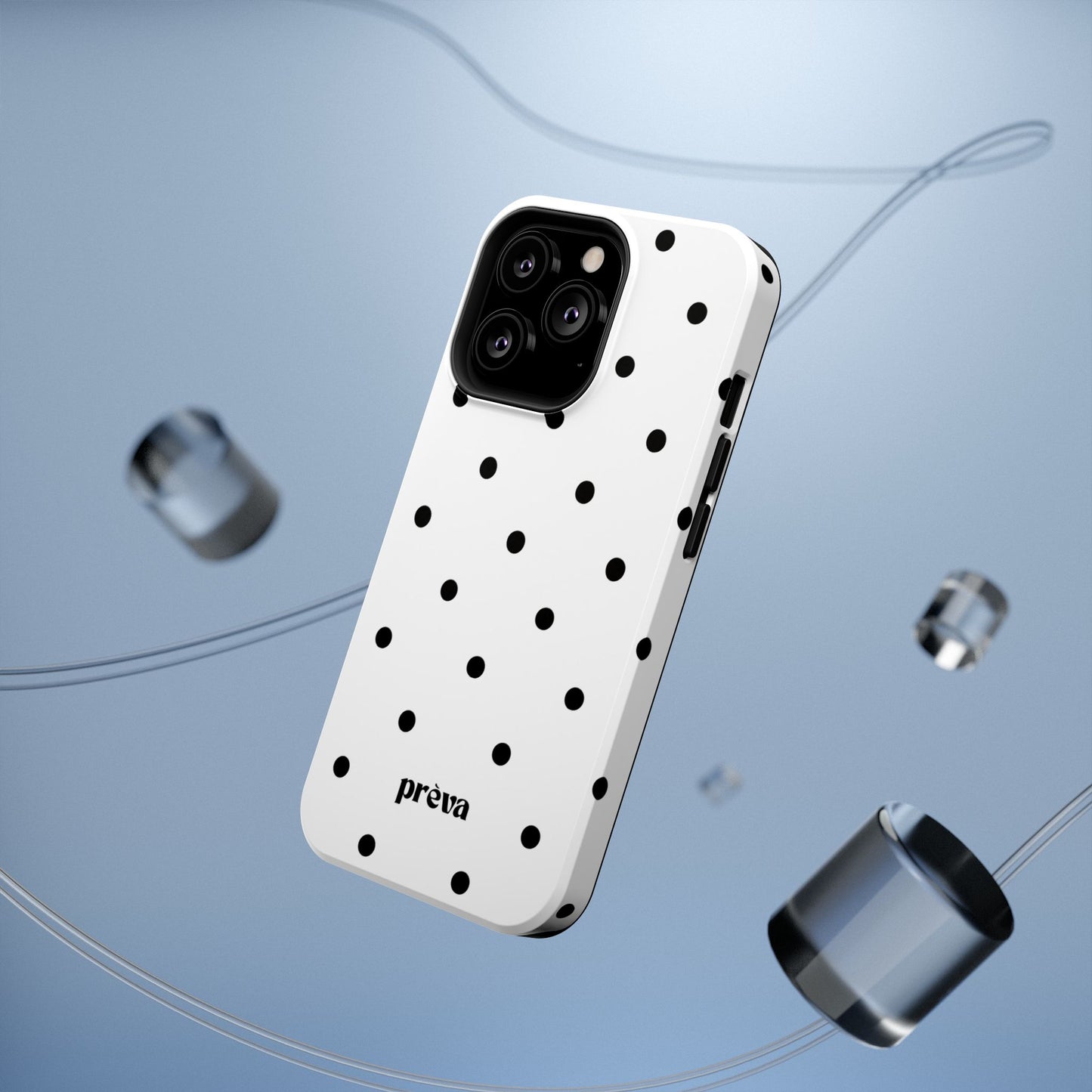 B&W polka dots Phone Case