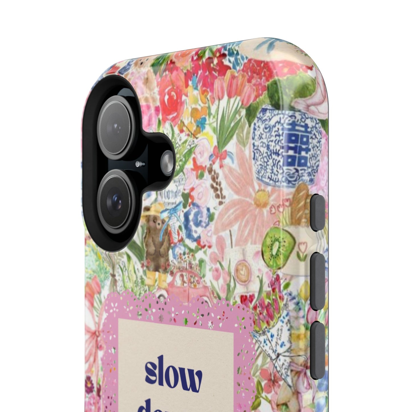 Slow Down Flowers x notsoken Phone Case