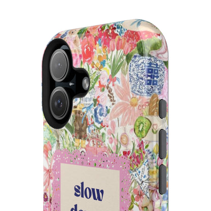 Slow Down Flowers x notsoken Phone Case