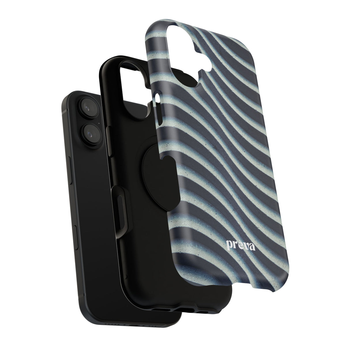 Navy Waves Phone Case