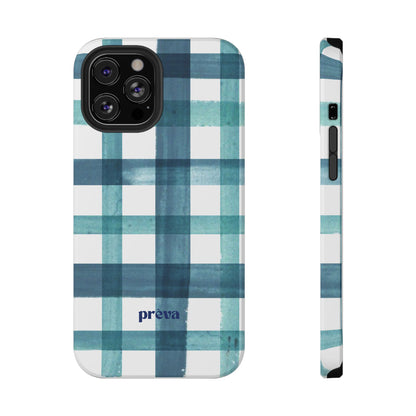 Teal Plaid Phone Case