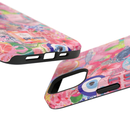 Floral & Pink Collage Phone Case