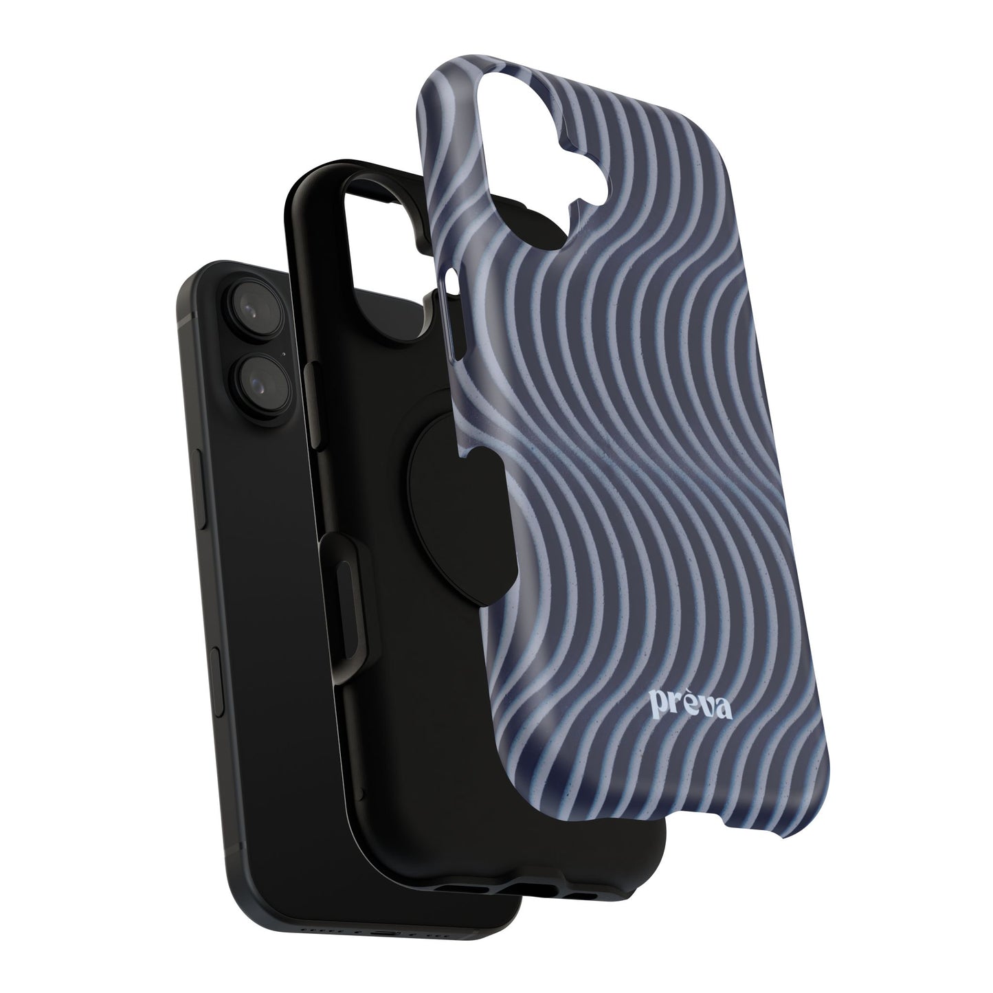 Wavy Navy Phone Case