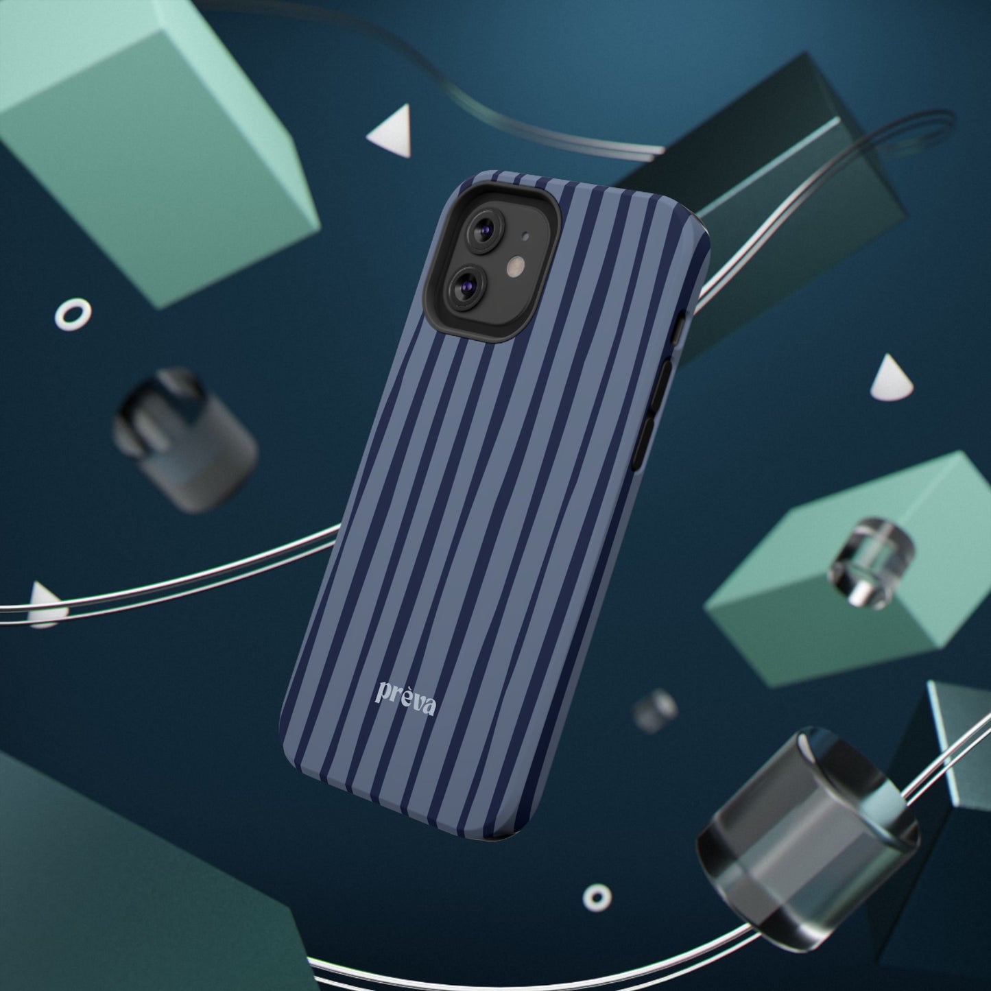 Navy Stripe Phone Case
