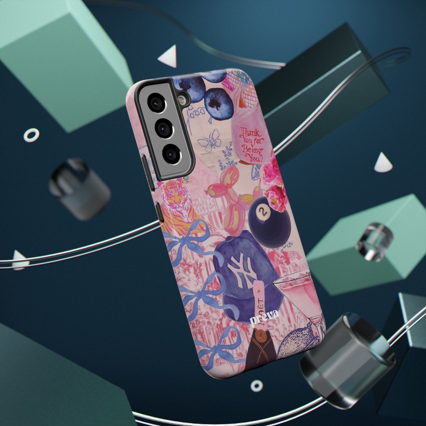 Retro 8 Ball Collage Phone Case