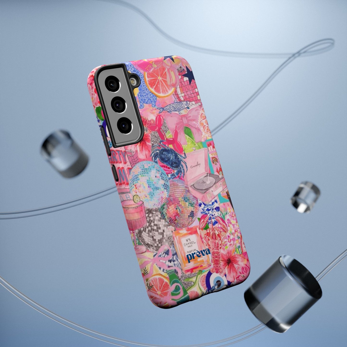 Floral & Pink Collage Phone Case