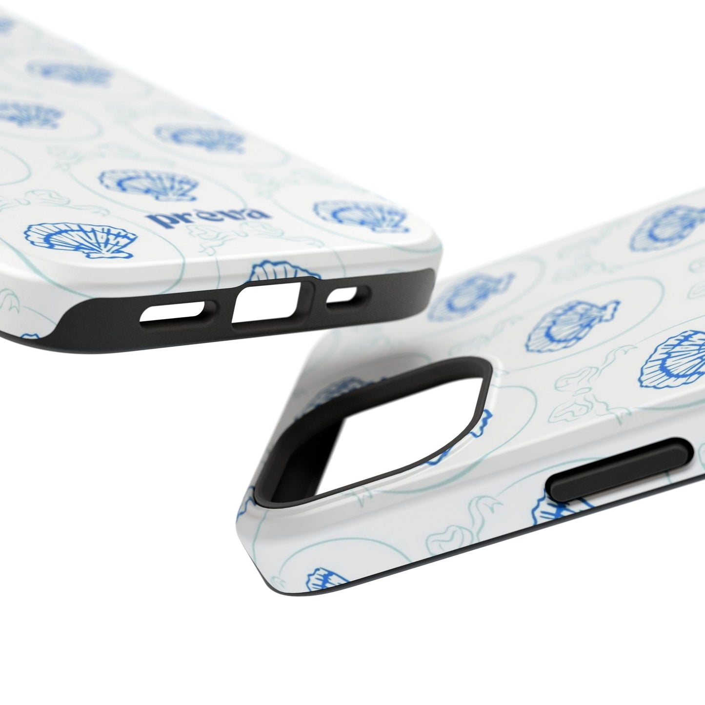 Fancy Teal Shell Phone Case