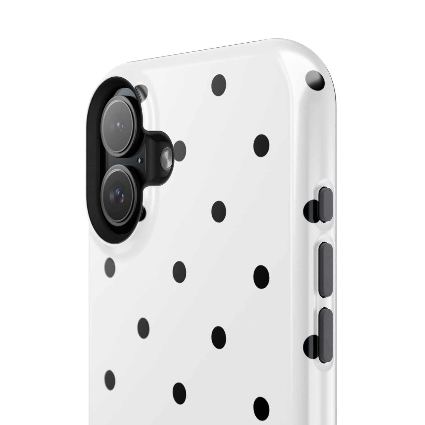 B&W polka dots Phone Case