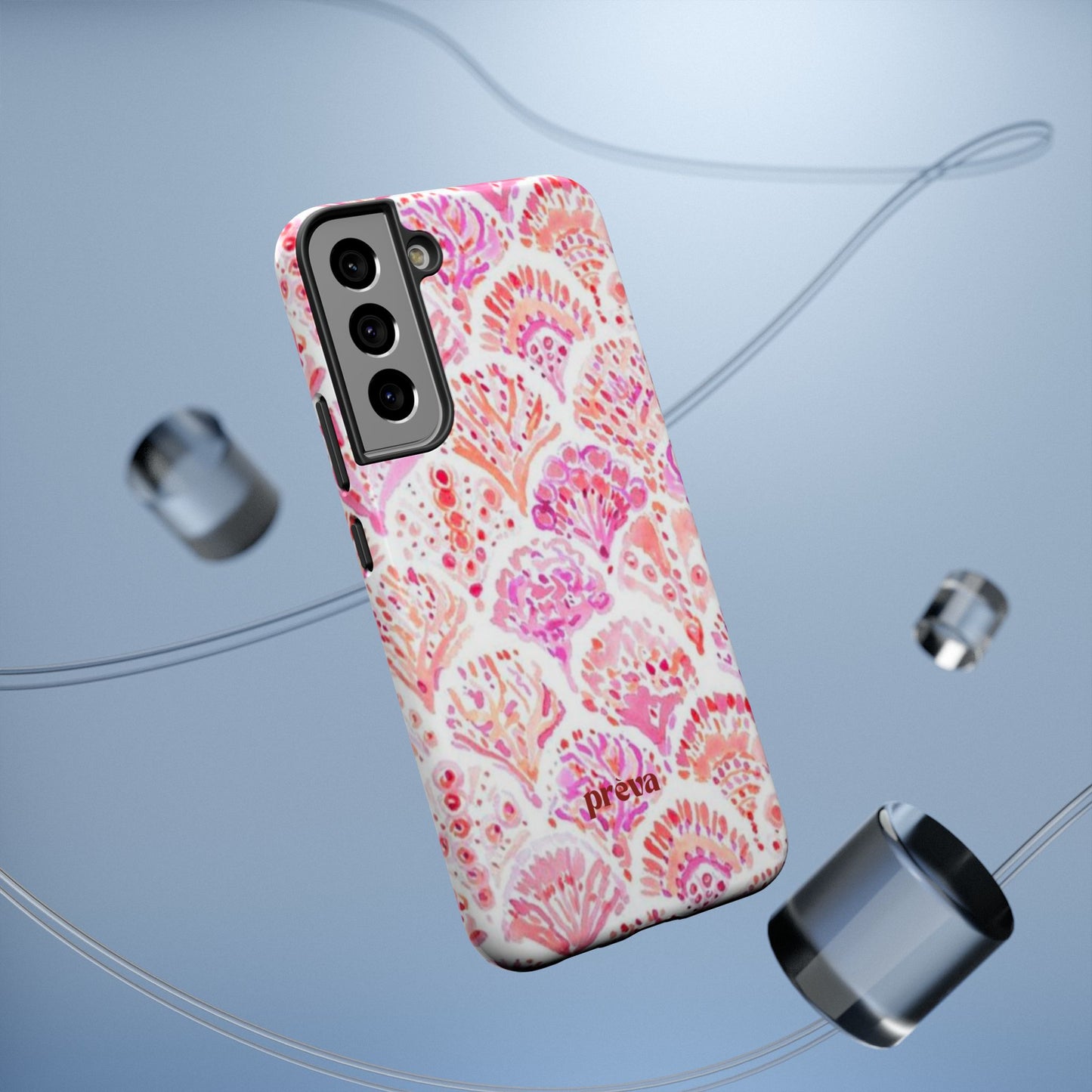 Pink Shell Watercolor Phone Case