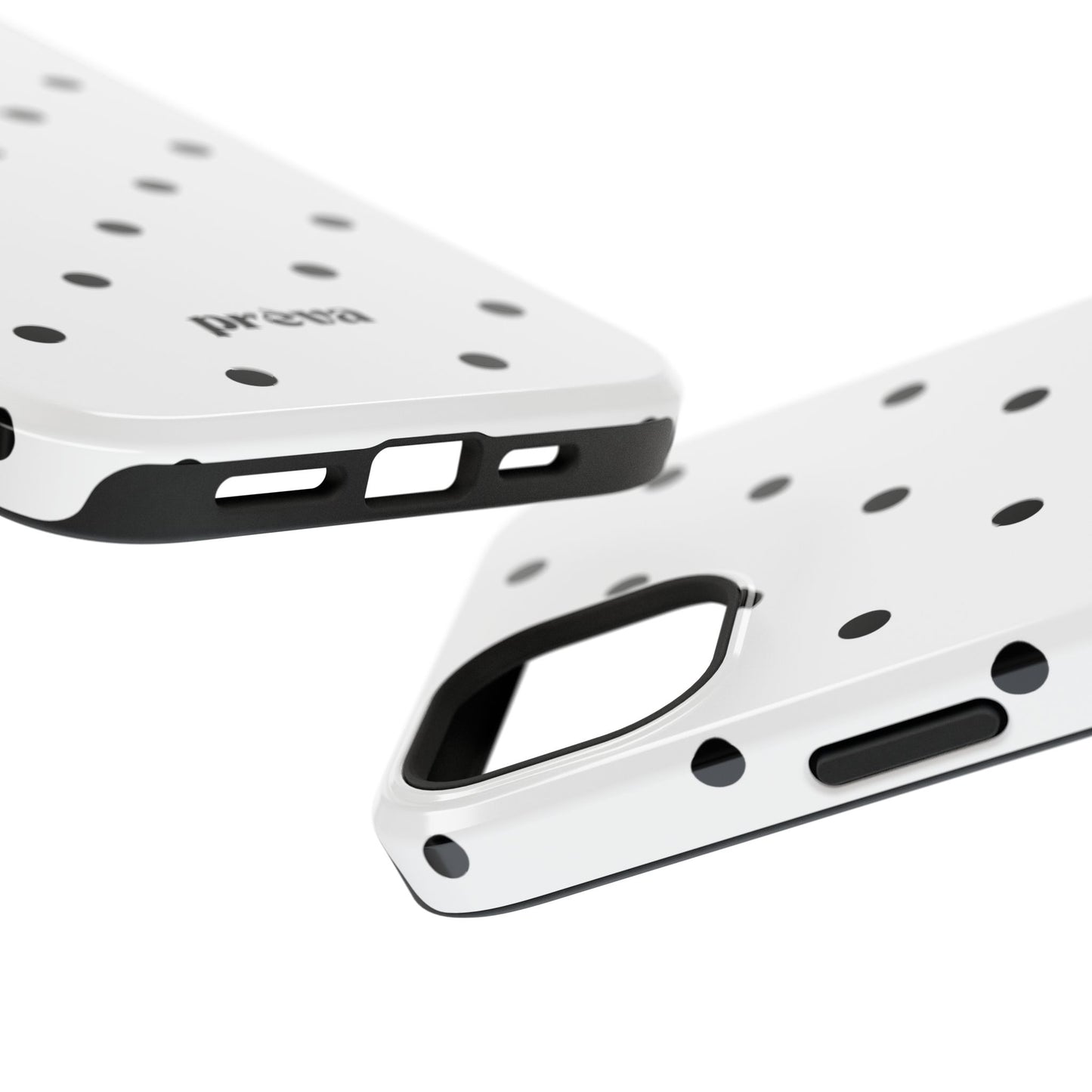 B&W polka dots Phone Case