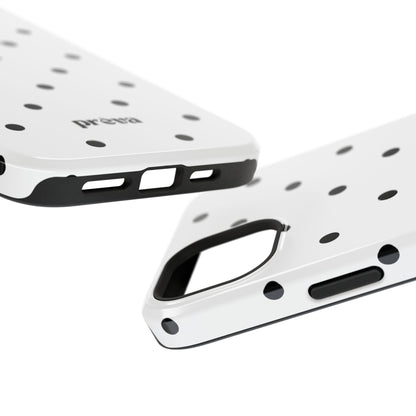 B&W polka dots Phone Case