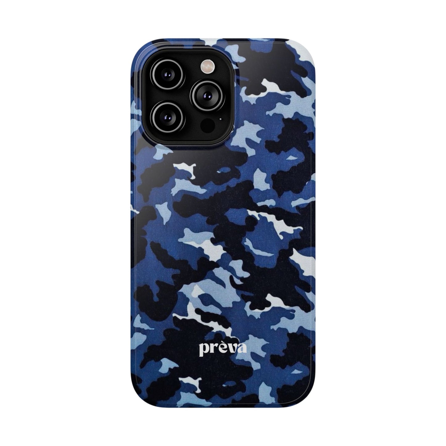 Blue Camo Phone Case