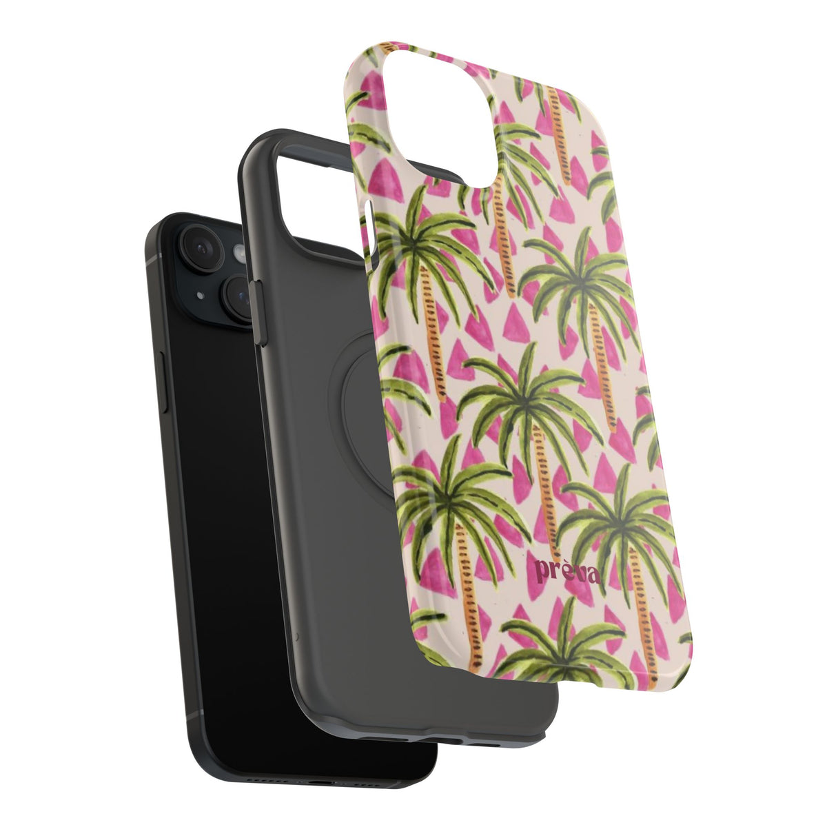 Phone Case — Pink Palm Tree Impact-Resistant Protector