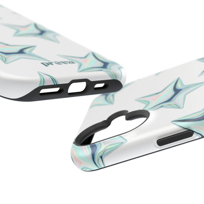 White Starburst Phone Case