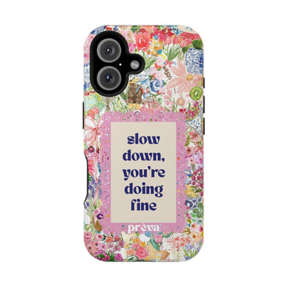 Slow Down Flowers x notsoken Phone Case