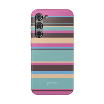 Cocoa Palm Stripes Phone Case