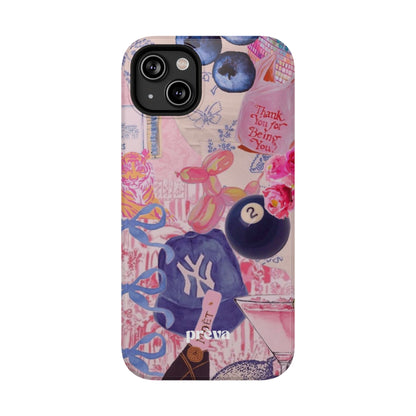 Retro 8 Ball Collage Phone Case