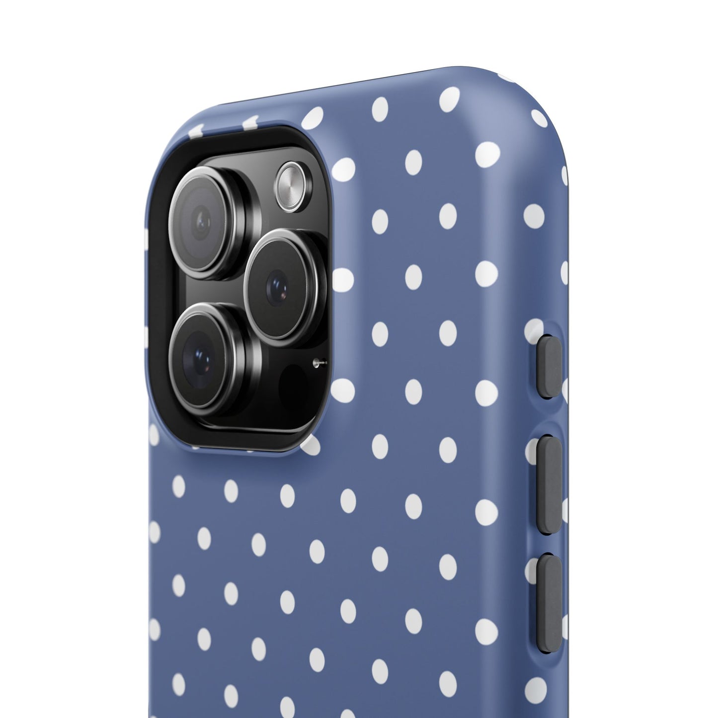 Navy Polka Dot Phone Case