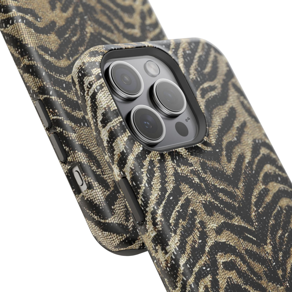 Phone Case — Impact‑Resistant Tiger Print Rug Texture