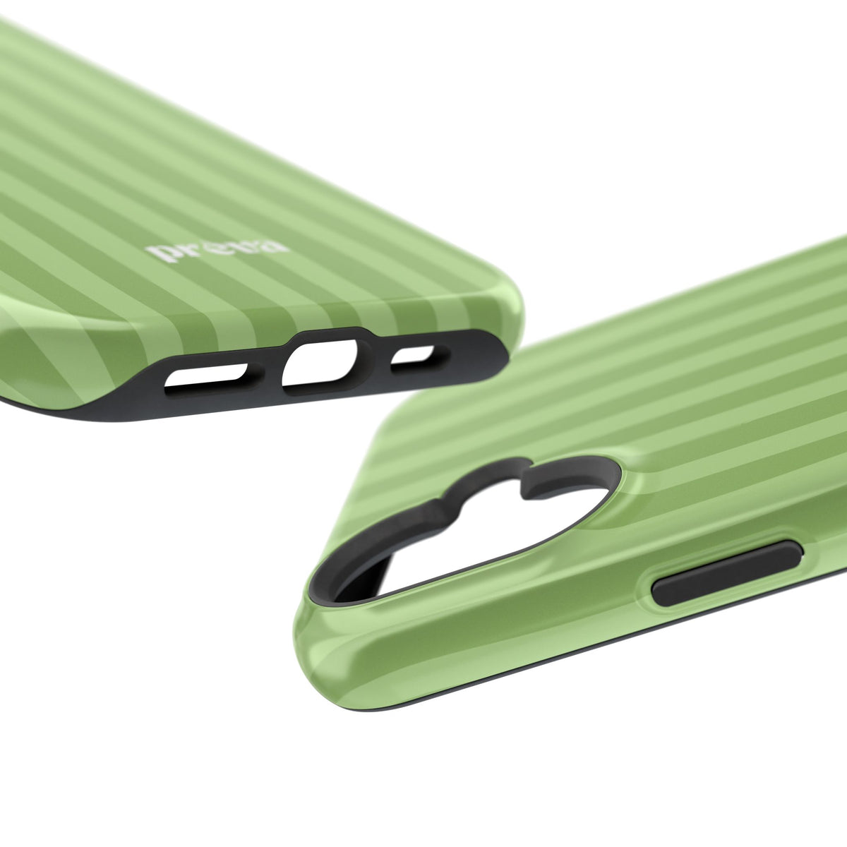 Light Green Stripes Phone Case
