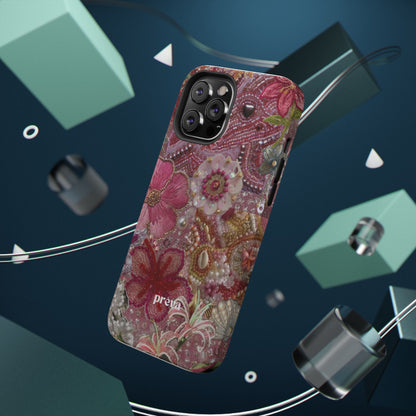 Floral Embroidery Phone Case