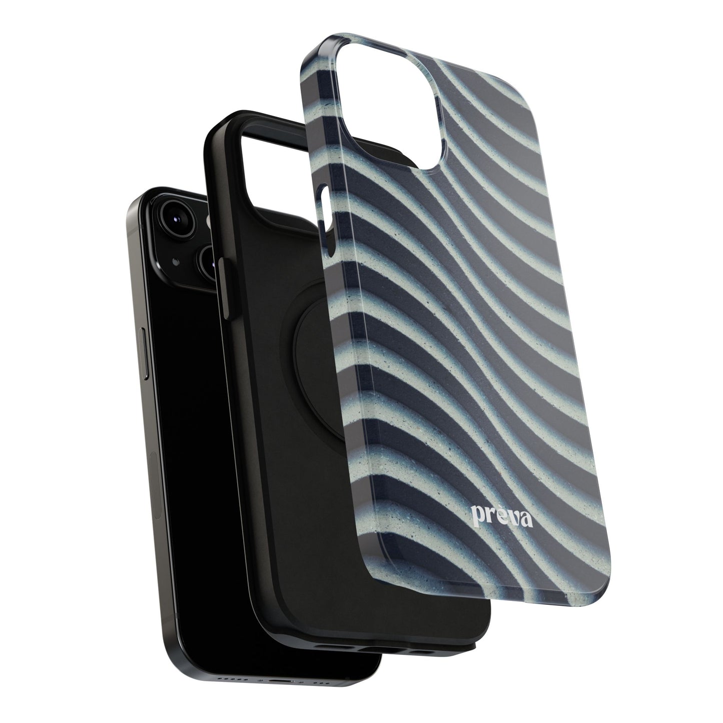 Navy Waves Phone Case