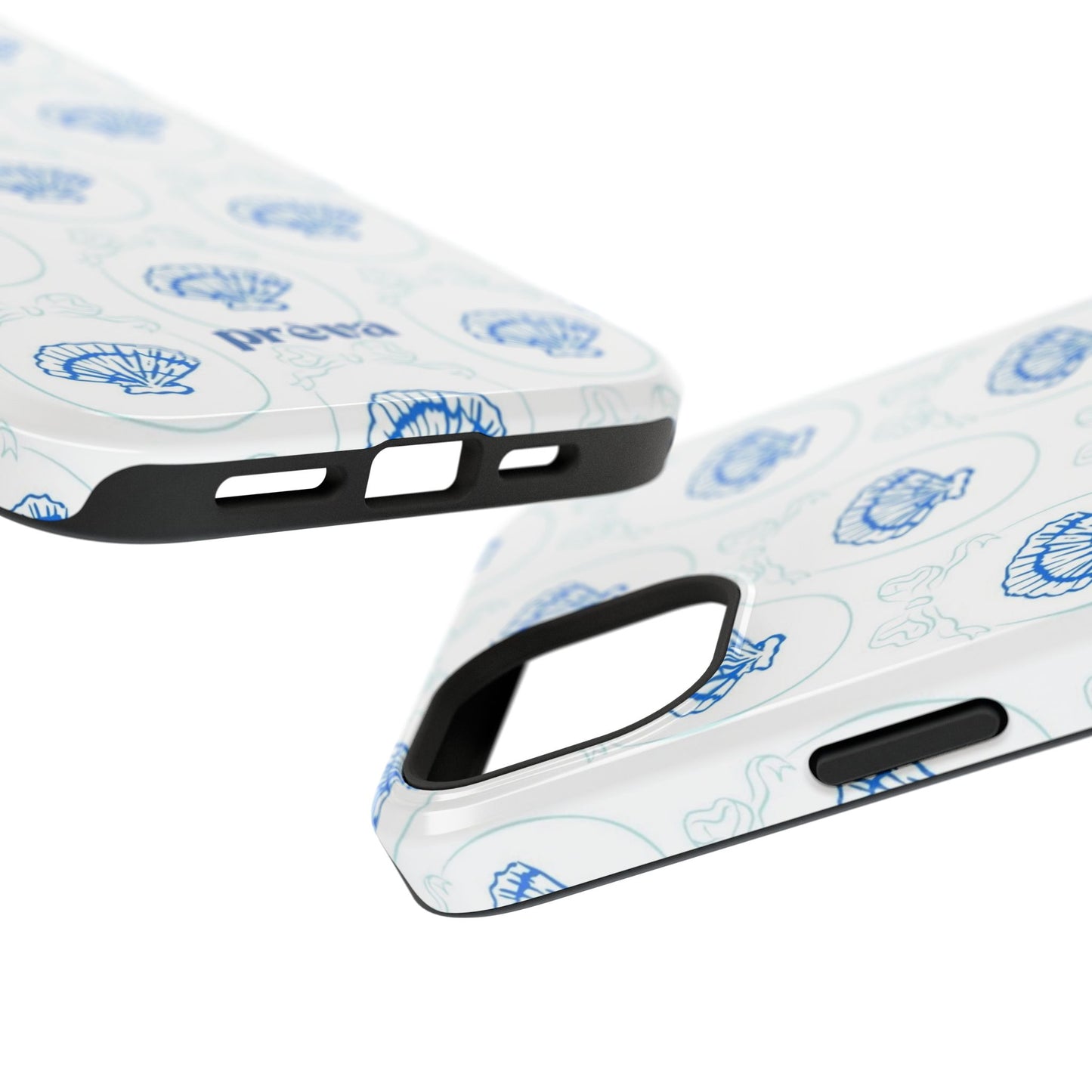 Fancy Teal Shell Phone Case