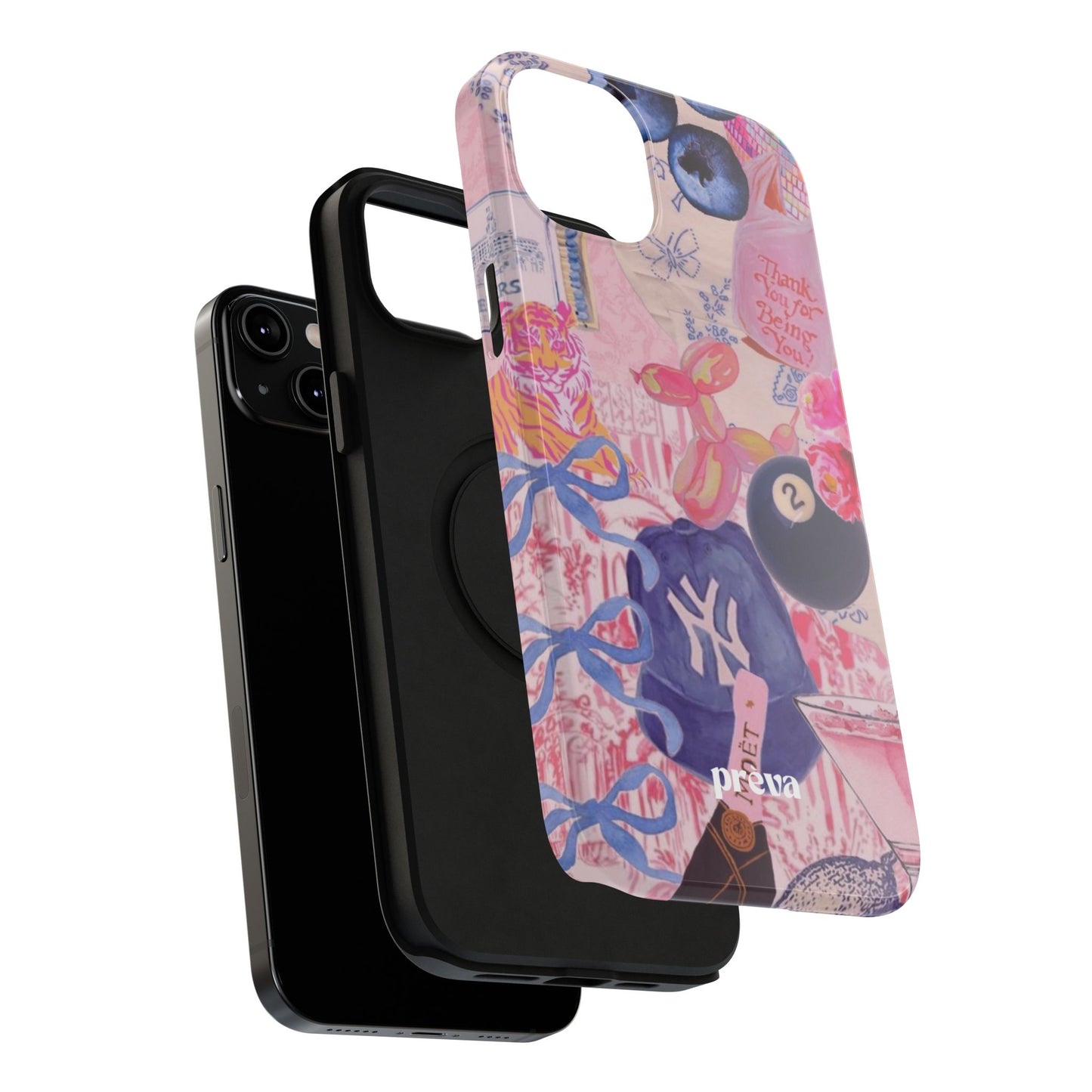 Retro 8 Ball Collage Phone Case